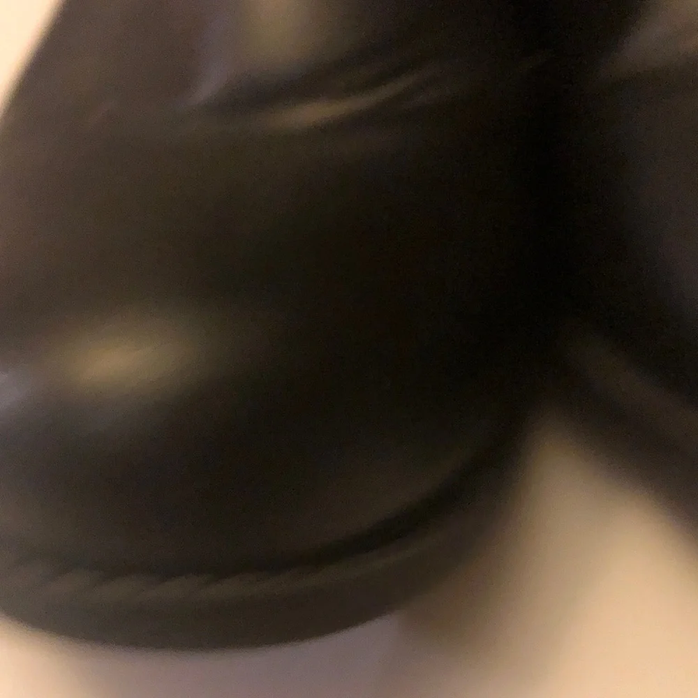 Michael Kors Black Quilted Moto Boots
